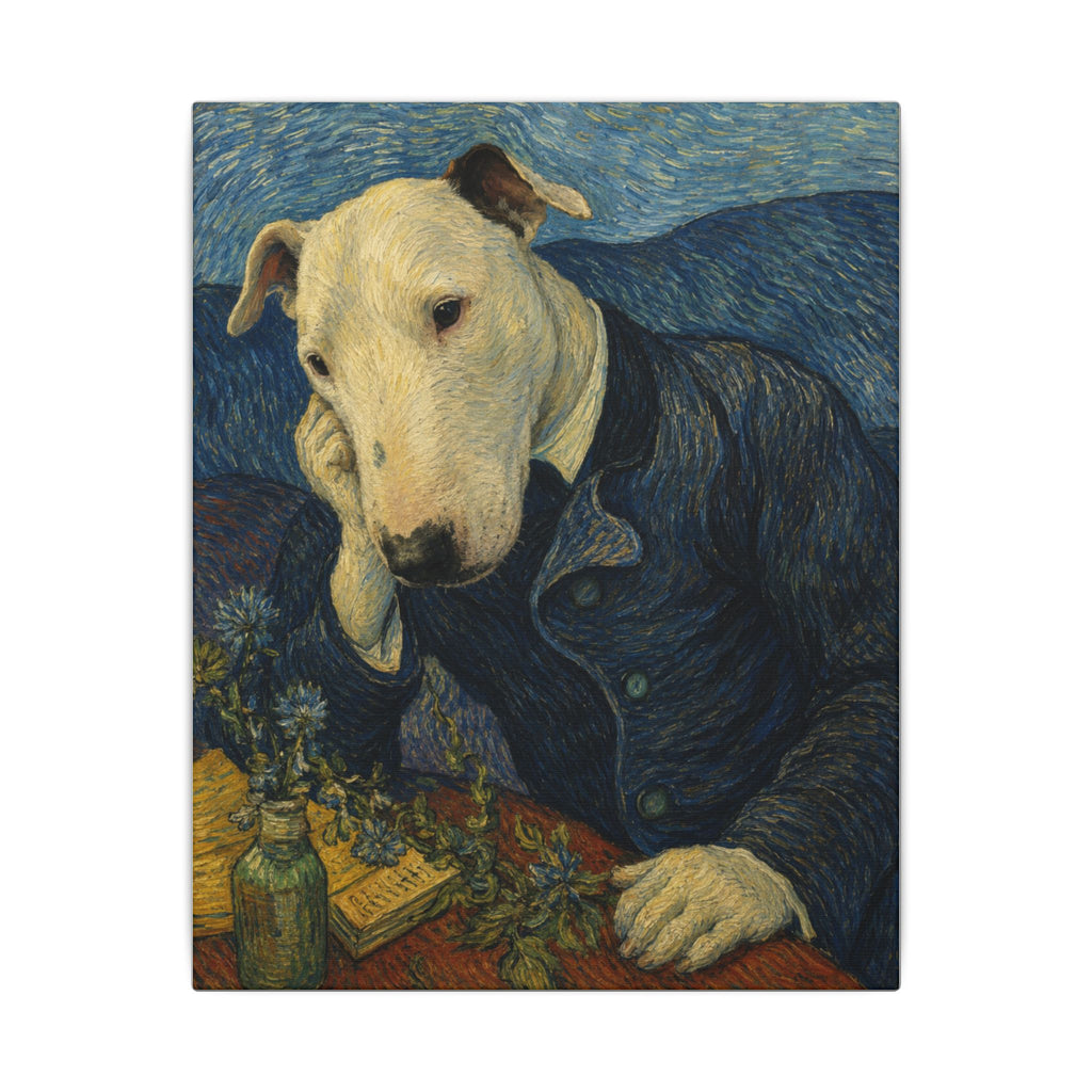Bull Terrier Portrait of Doctor Gachet — after Vincent van Gogh, 1890 | Canvas