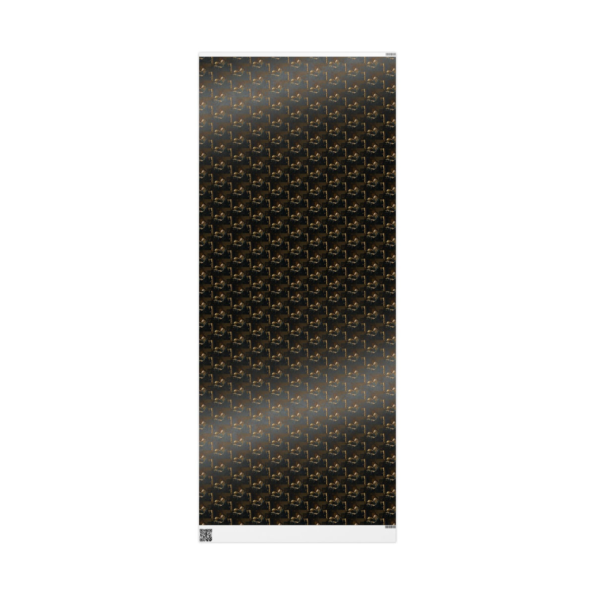 Bull Terrier The Astronomer — after Johannes Vermeer, 1668 | Wrapping Paper