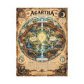 Agartha, The Forbidden Atlas Plate VI | Canvas