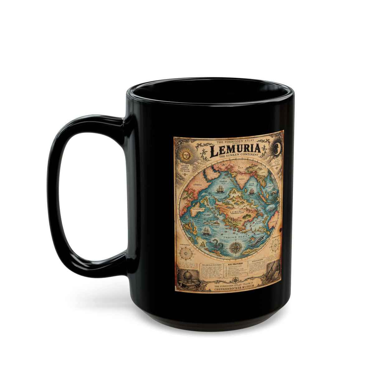 Lemuria, The Forbidden Atlas Plate IV | Mug