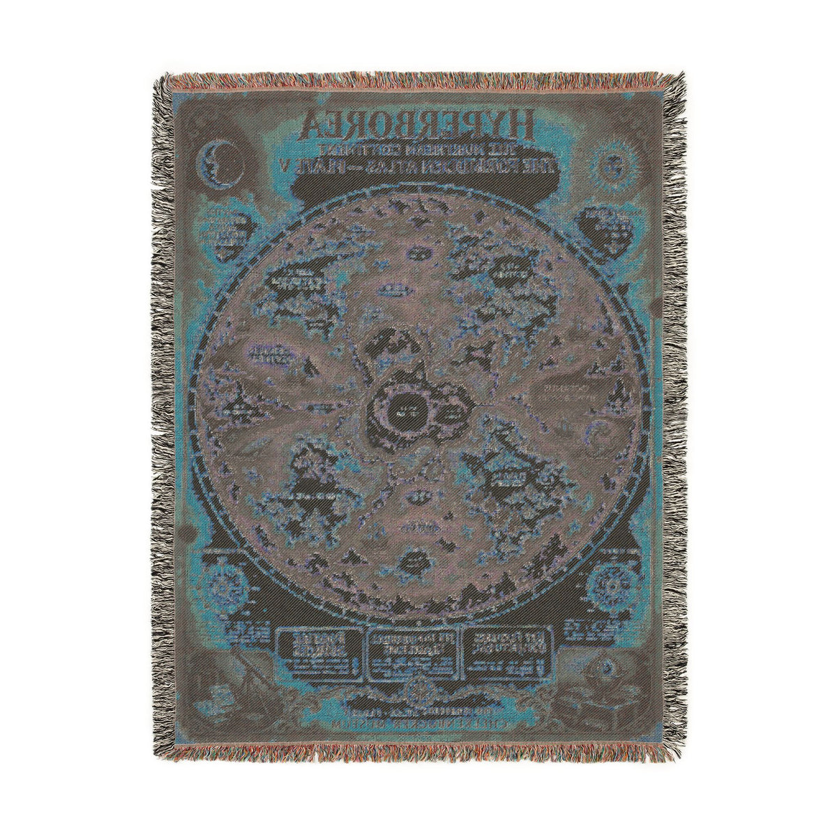 Hyperborea, The Forbidden Atlas Plate V | Blanket