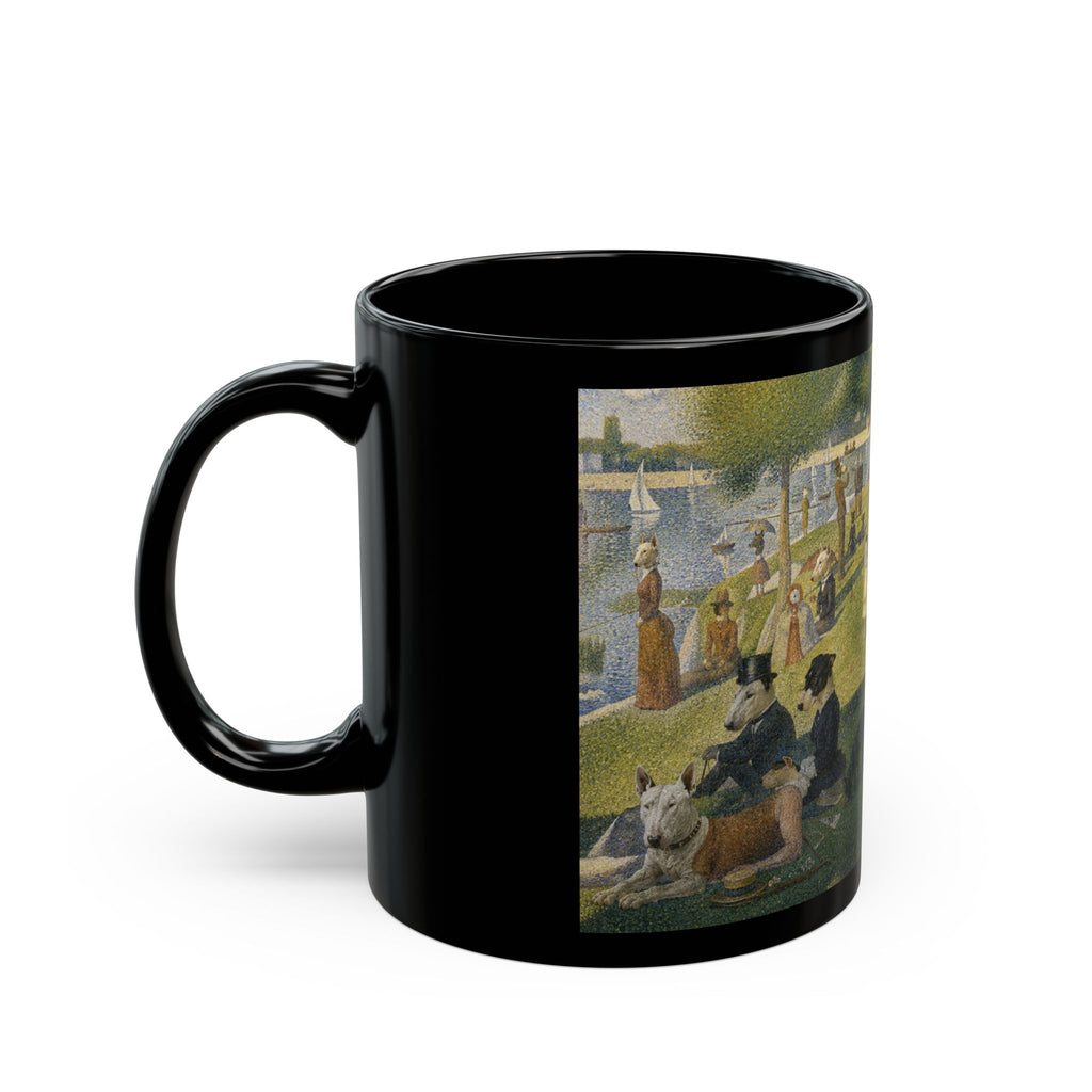 Bull Terrier A Sunday Afternoon on La Grande Jatte — after Georges Seurat, 1886 | Mug