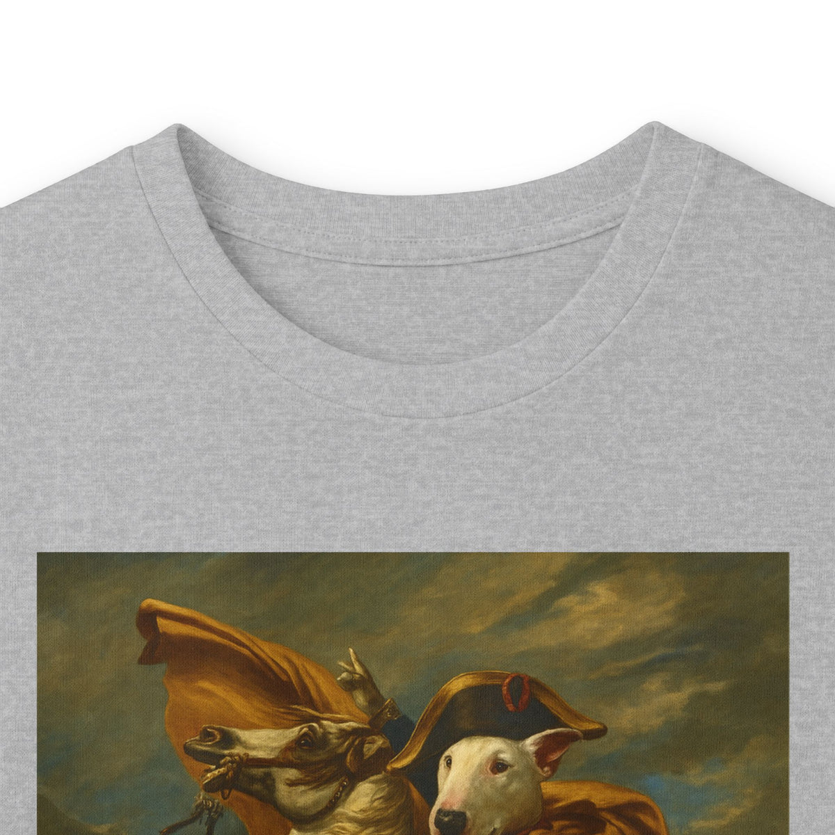 Bull Terrier Napoleon — after Jacques-Louis David, 1801 | Long Sleeve