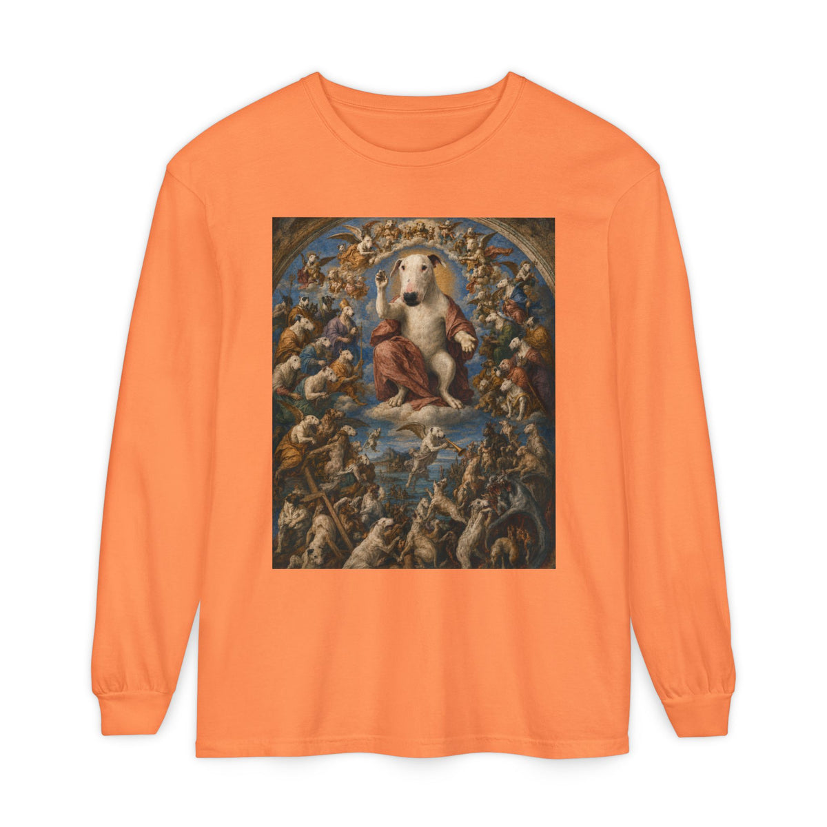 Bull Terrier The Last Judgement — after Michelangelo, 1541 | Long Sleeve
