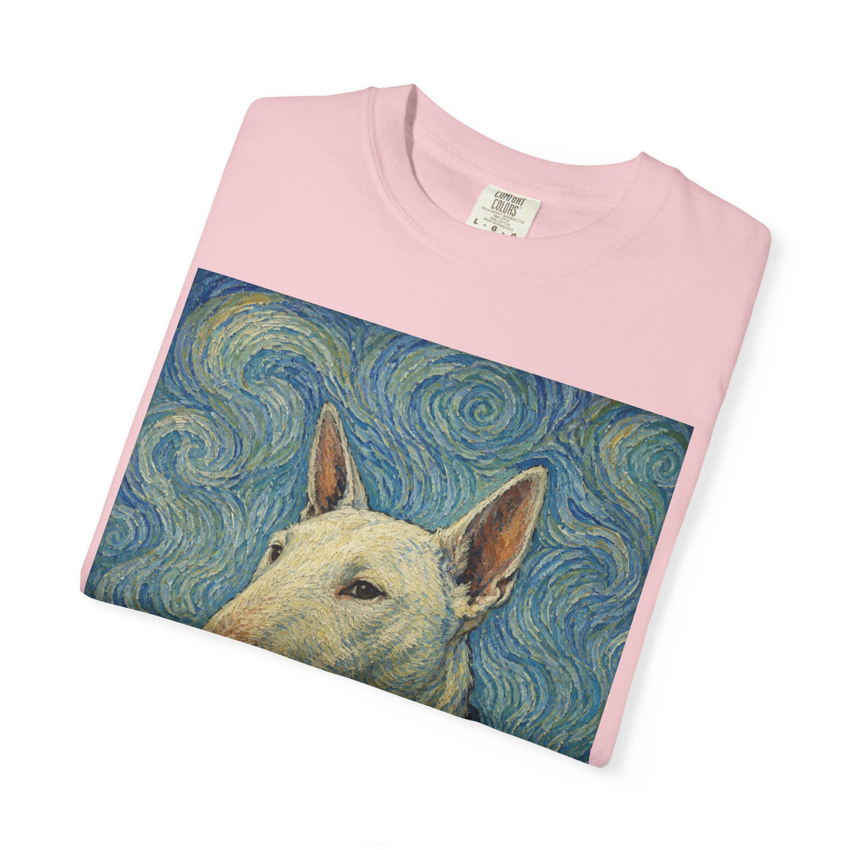 Bull Terrier Self-Portrait — after Vincent van Gogh, 1889 | Garment-Dyed Tee