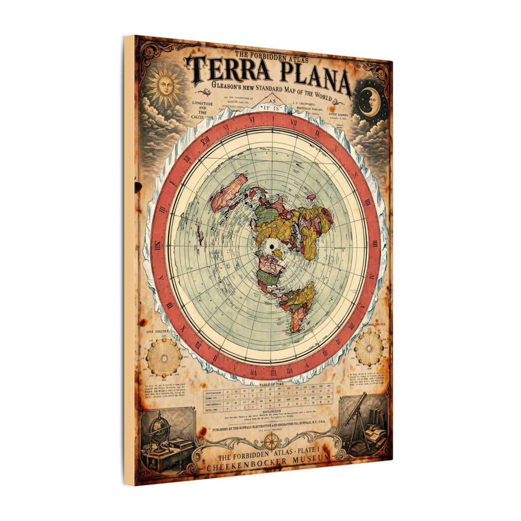Terra Plana, The Forbidden Atlas Plate I | Canvas