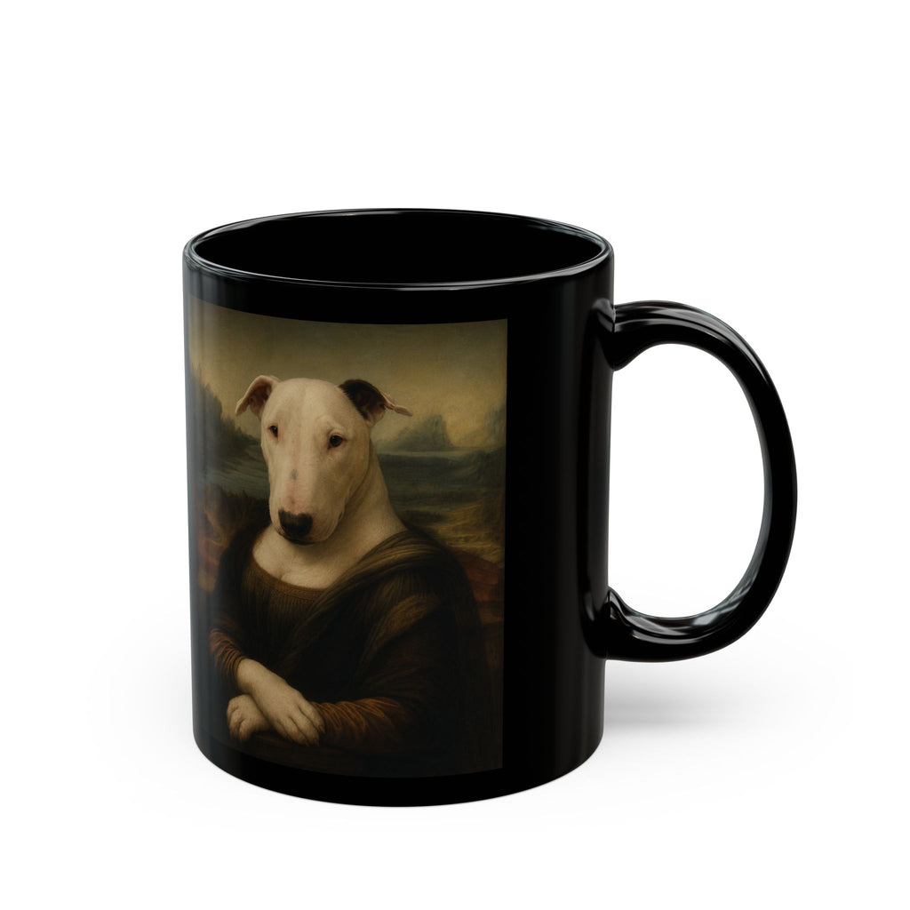 Bull Terrier Mona Lisa — after Leonardo da Vinci, c.1503 | Mug