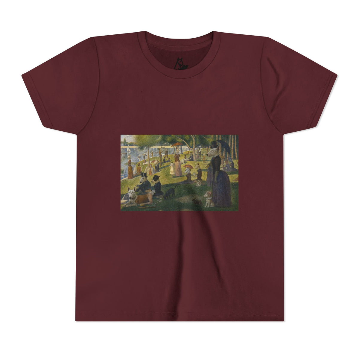 Bull Terrier A Sunday Afternoon on La Grande Jatte — after Georges Seurat, 1886 | Youth Tee
