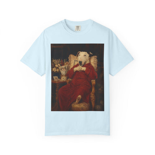 Bull Terrier A Happy Birthday — after Antonio Casanova y Estorach, c.1890 | Garment-Dyed Tee