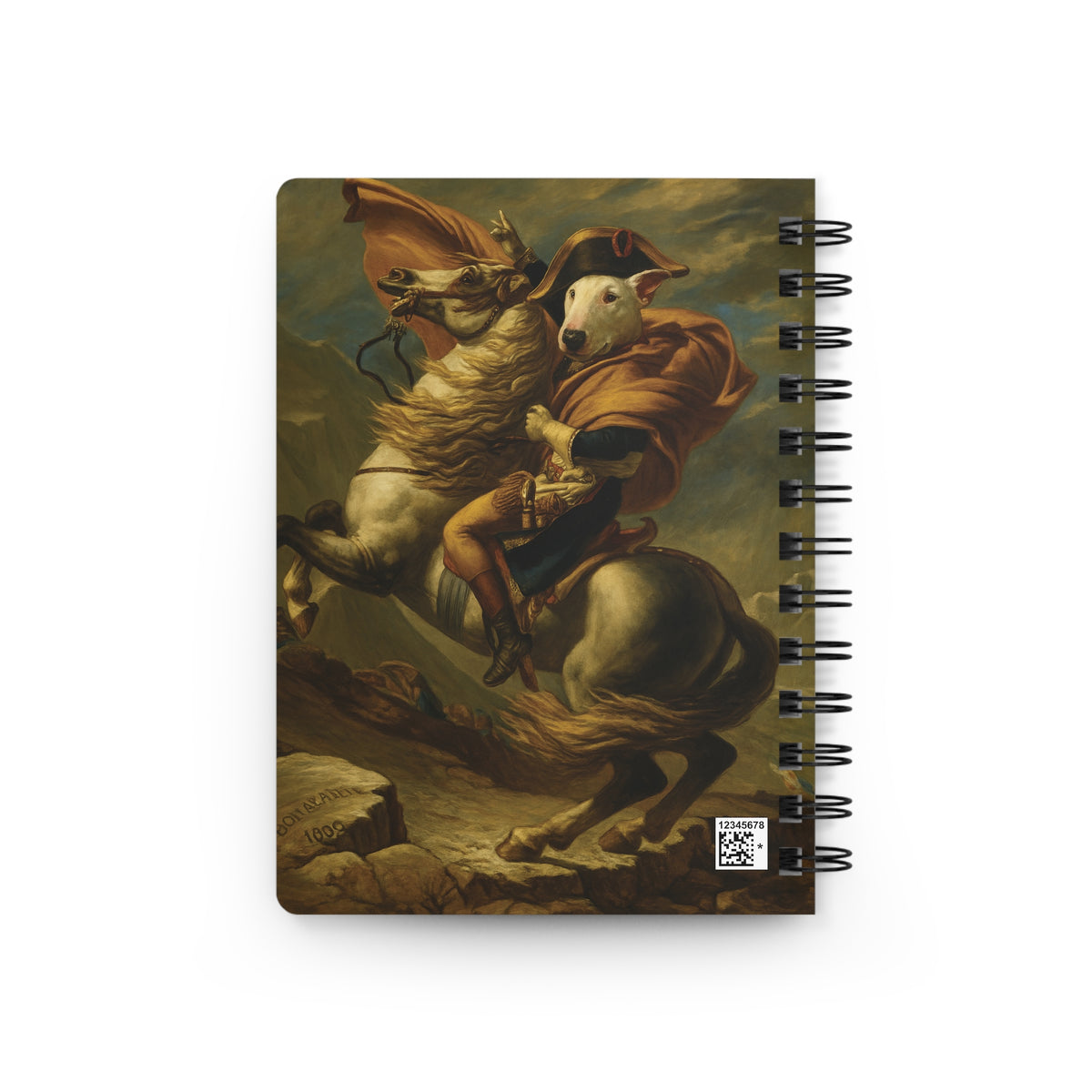 Bull Terrier Napoleon Crossing the Alps — after Jacques-Louis David, 1801 | Journal