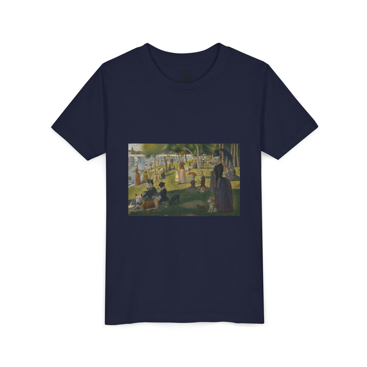 Bull Terrier A Sunday Afternoon on La Grande Jatte — after Georges Seurat, 1886 | Youth Tee