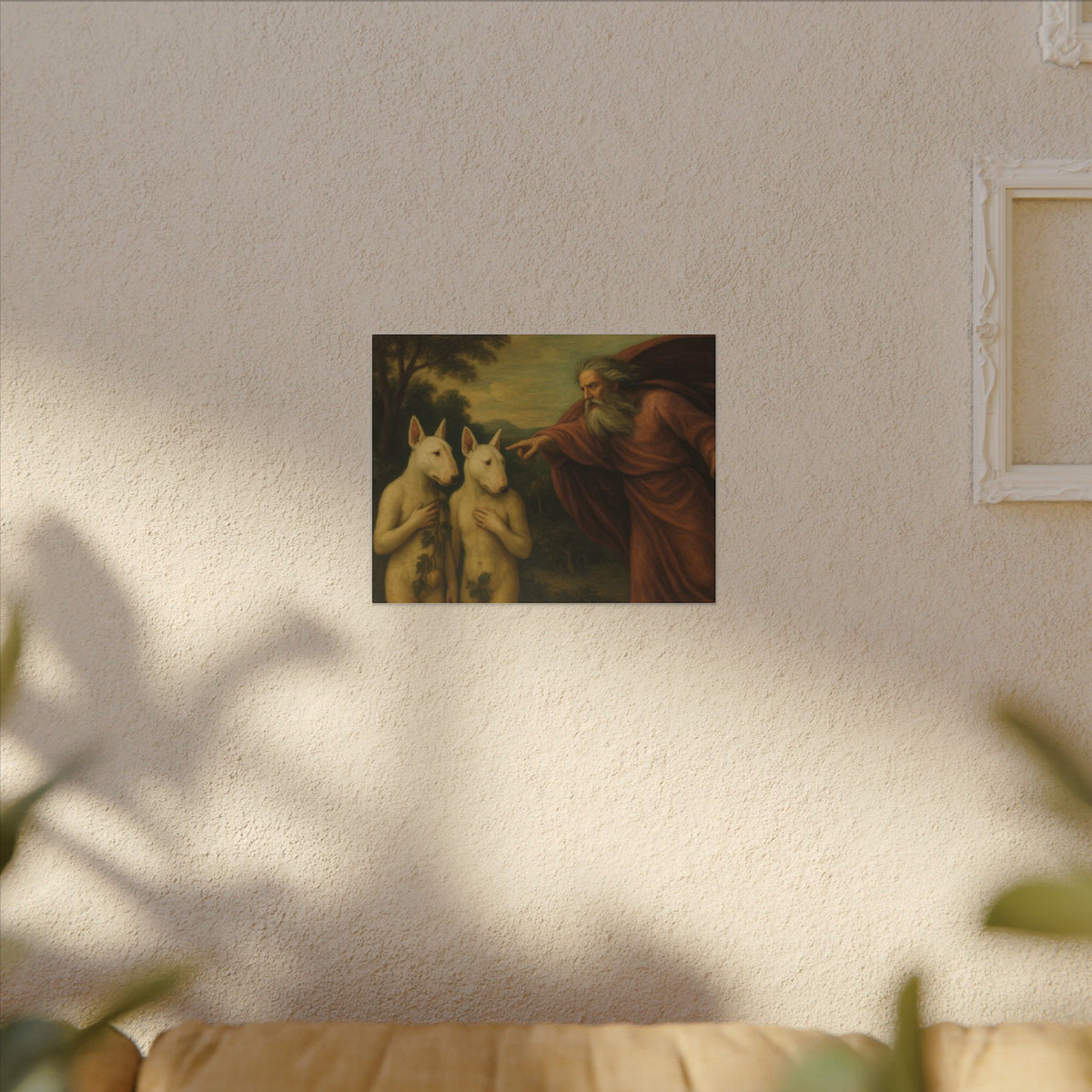 Bull Terrier The Rebuke of Adam and Eve — after Domenichino, 1626 | Canvas