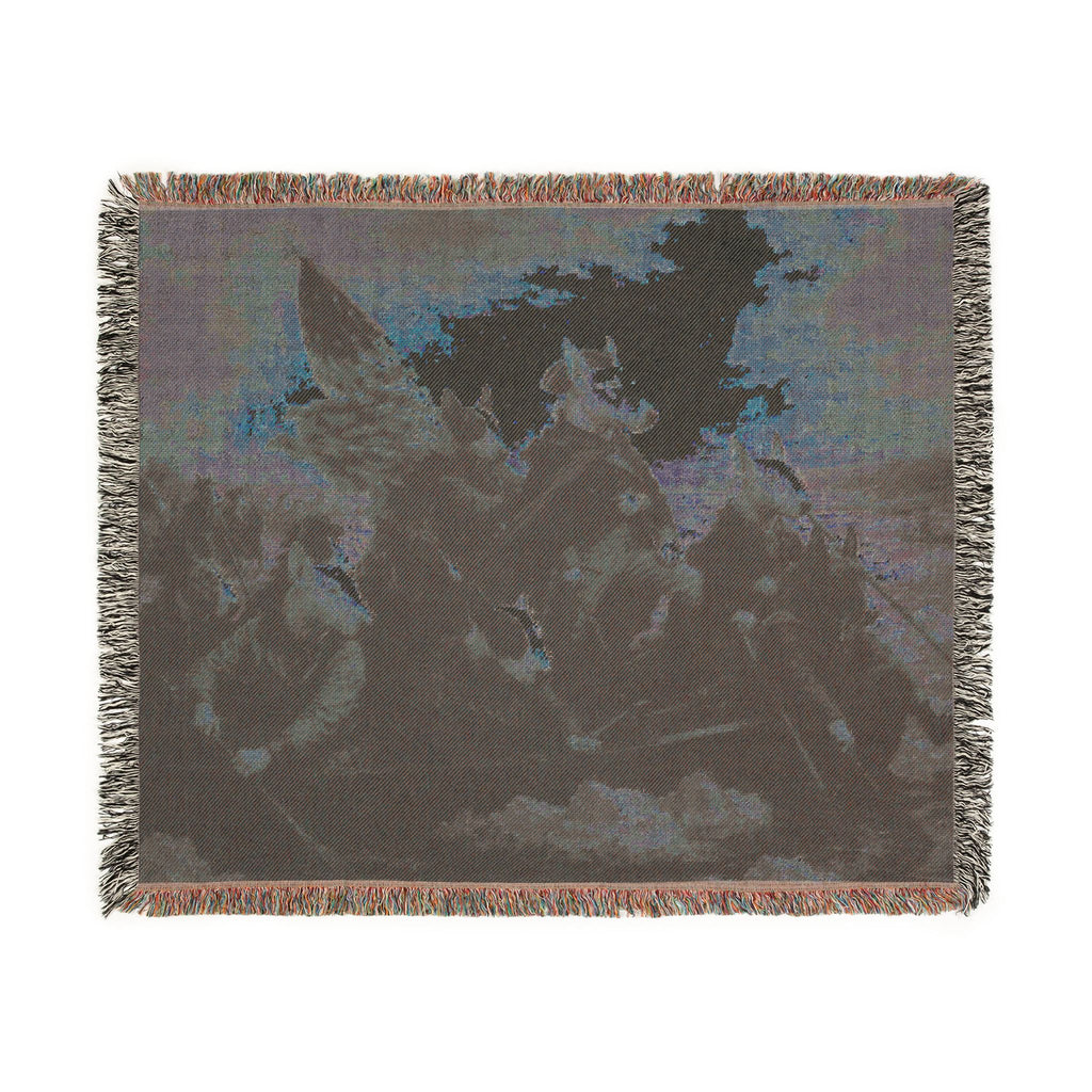 Bull Terrier Washington Crossing the Delaware — after Emanuel Leutze, 1851 | Blanket