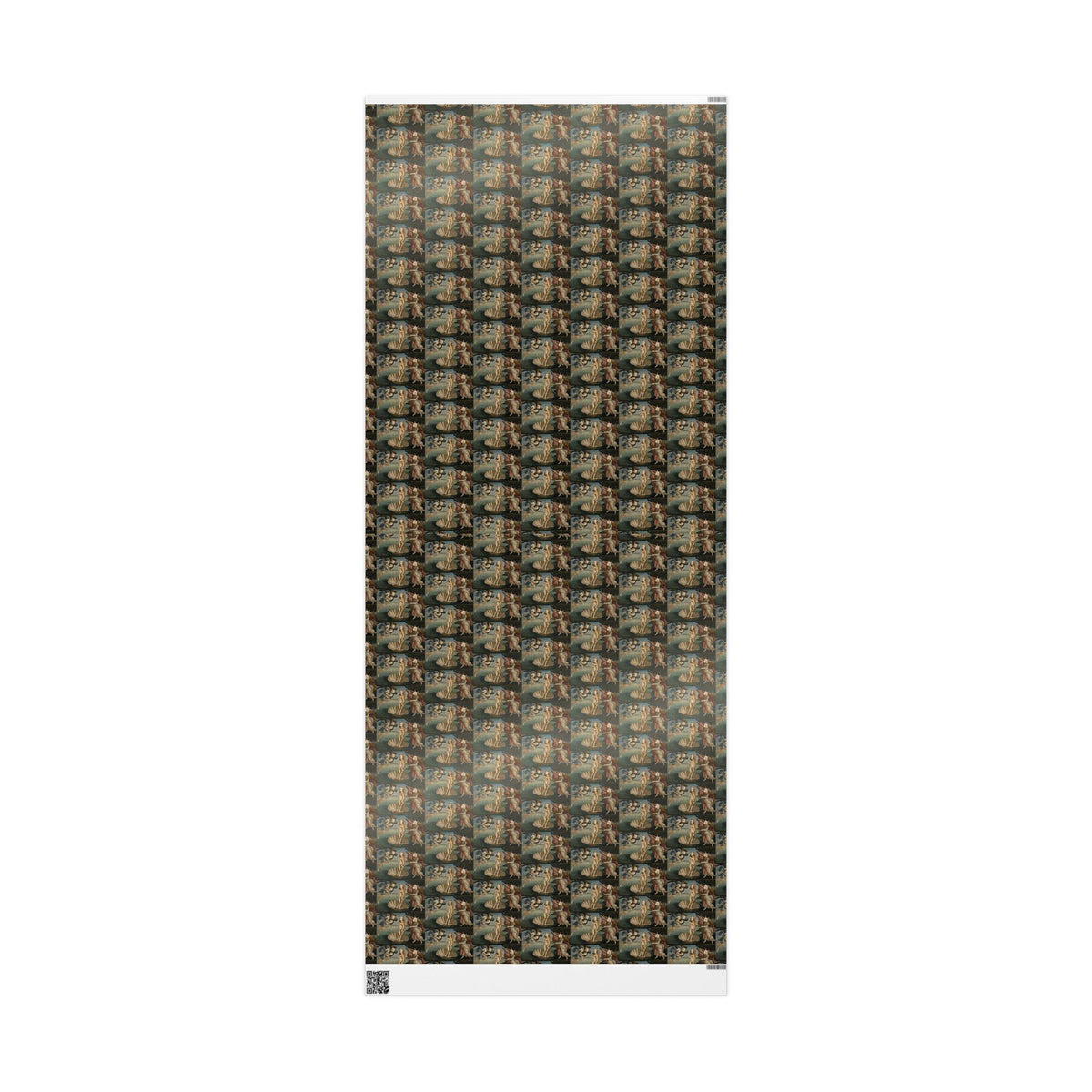 Bull Terrier The Birth of Venus — after Sandro Botticelli, c.1485 | Wrapping Paper