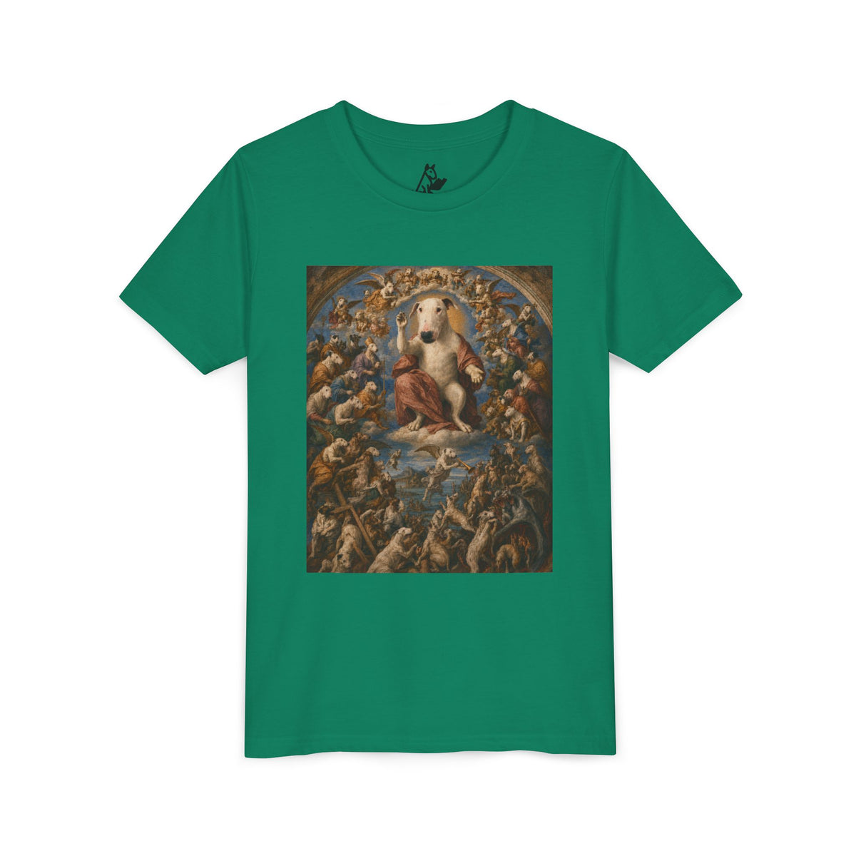 Bull Terrier The Last Judgement — after Michelangelo, 1541 | Youth Tee