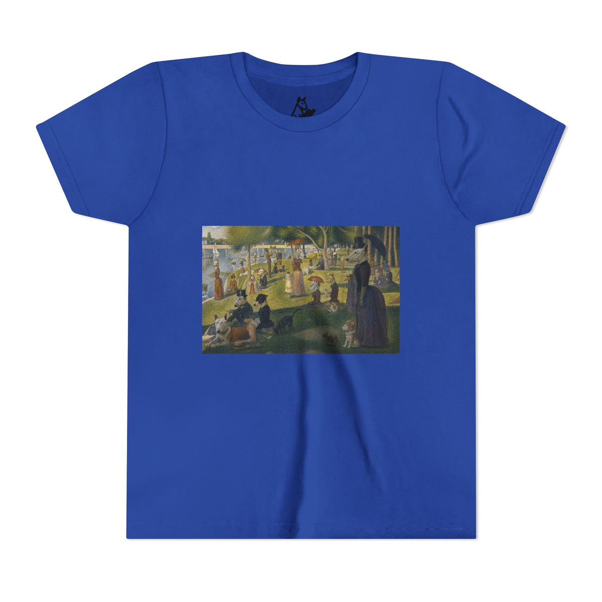 Bull Terrier A Sunday Afternoon on La Grande Jatte — after Georges Seurat, 1886 | Youth Tee