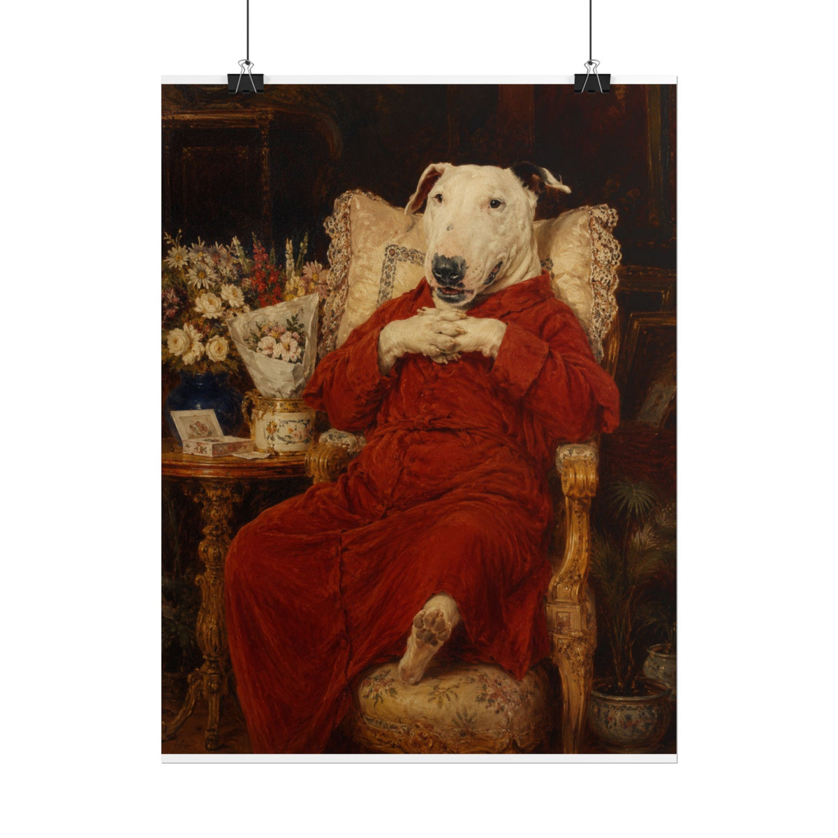 Bull Terrier Happy Birthday | Print