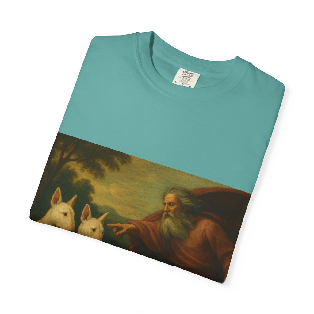 Bull Terrier The Rebuke of Adam and Eve — after Domenichino, 1626 | Garment-Dyed Tee