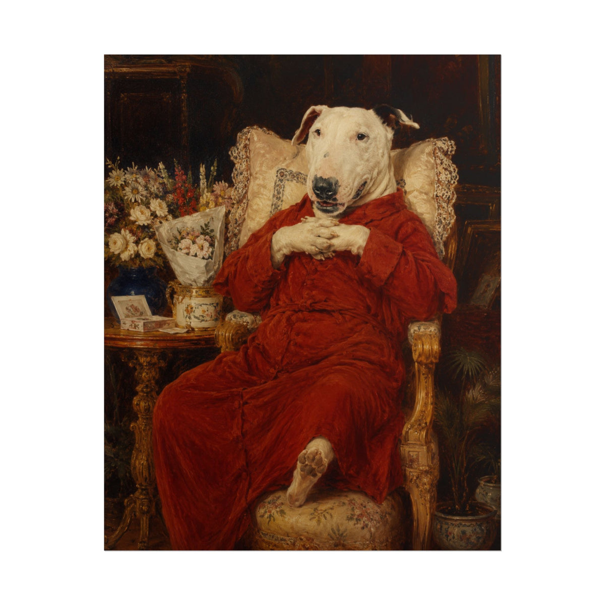 Bull Terrier Happy Birthday | Print