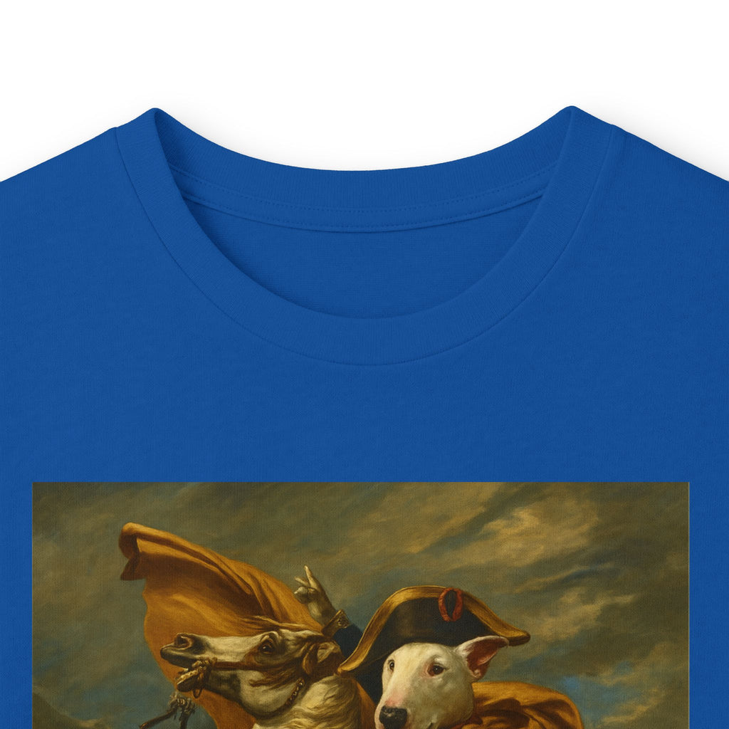 Bull Terrier Napoleon — after Jacques-Louis David, 1801 | Long Sleeve