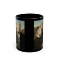 Bull Terrier American Gothic — after Grant Wood, 1930 | Mug (11oz, 15oz)