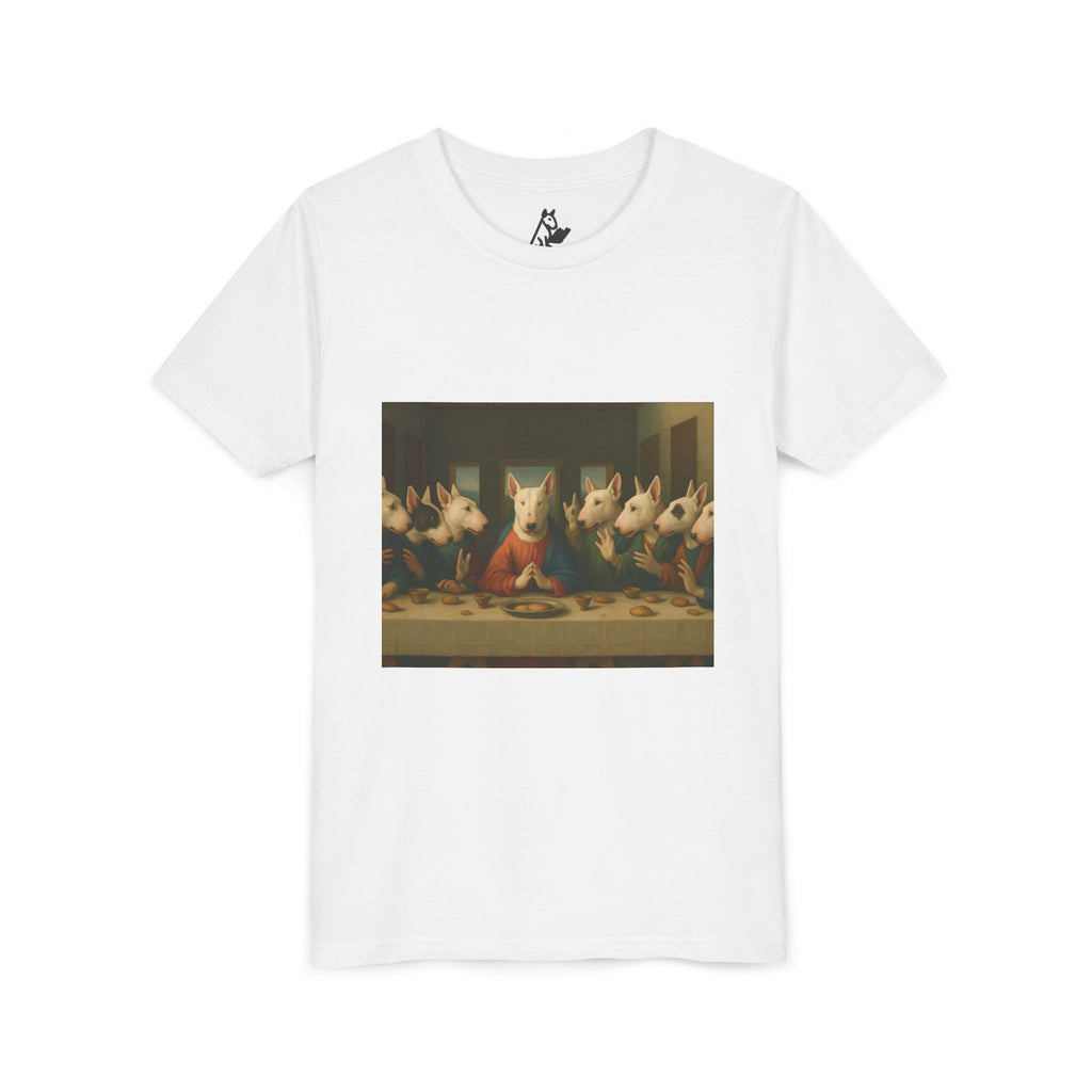 Bull Terrier The Last Supper — after Leonardo da Vinci, 1498 | Youth Tee