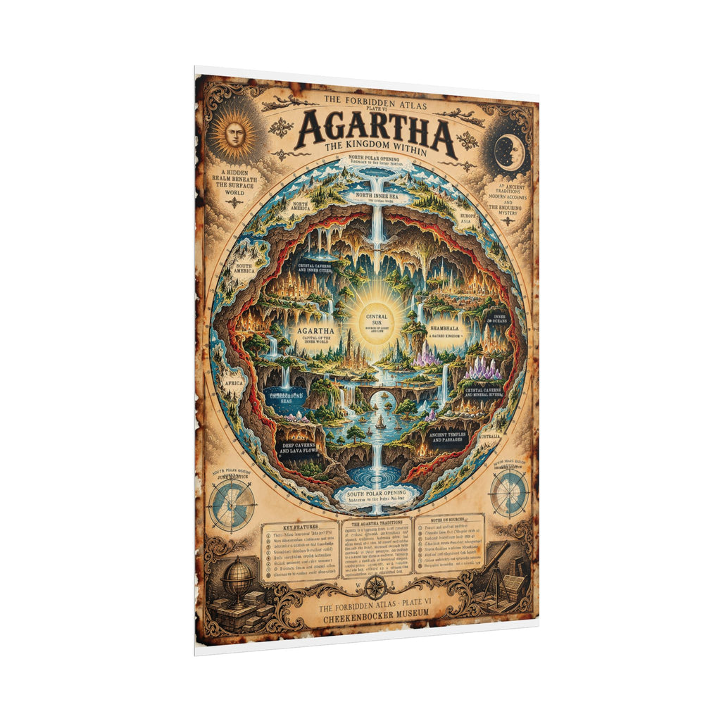 Agartha, The Forbidden Atlas Plate VI | Poster