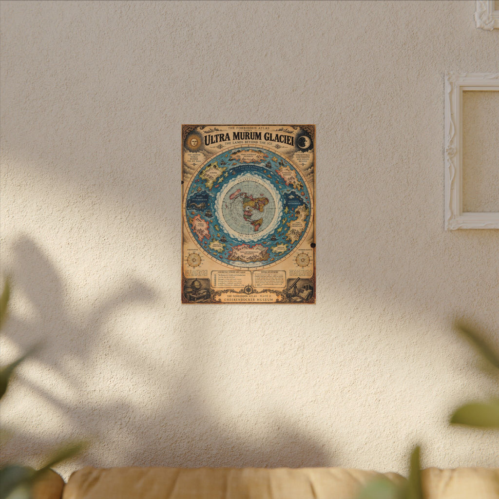 Ultra Murum Glaciei, The Forbidden Atlas Plate II | Canvas