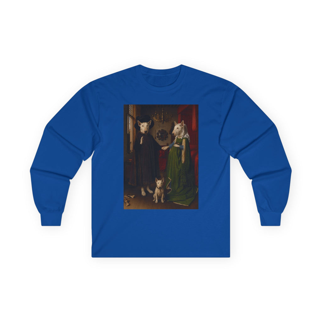 Bull Terrier The Arnolfini Portrait — after Jan van Eyck, 1434 | Long Sleeve