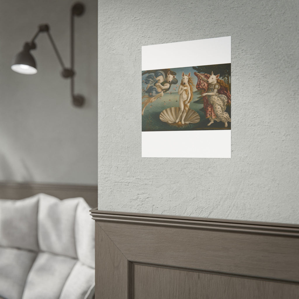 Bull Terrier The Birth of Venus — after Sandro Botticelli, c.1485 | Print