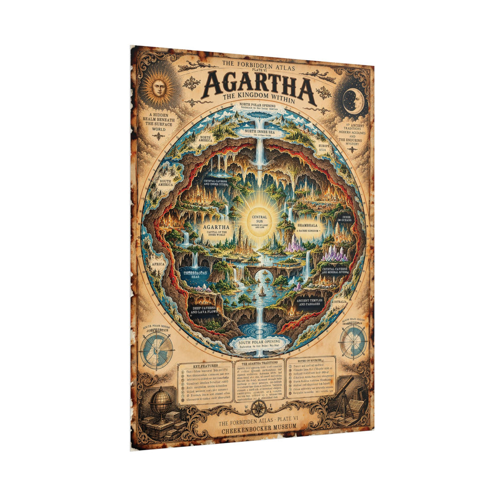 Agartha, The Forbidden Atlas Plate VI | Poster
