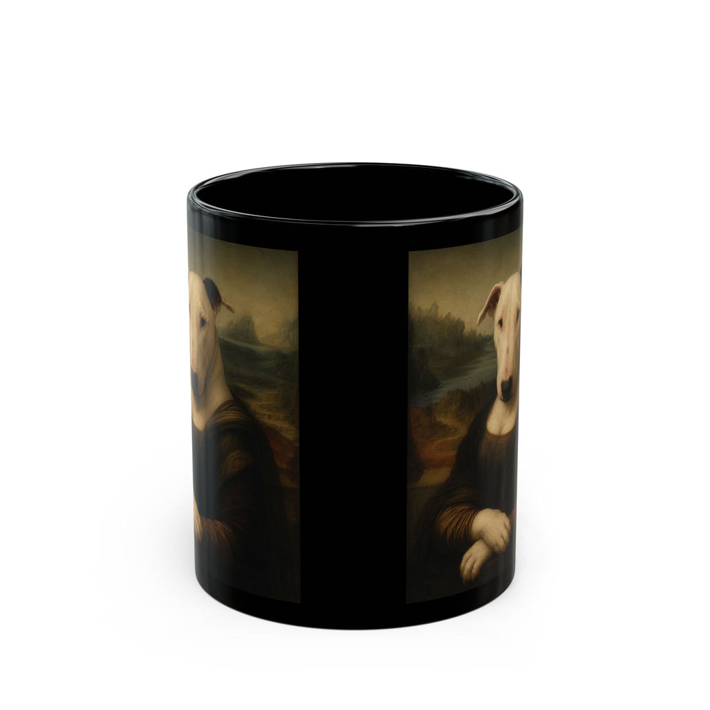 Bull Terrier Mona Lisa — after Leonardo da Vinci, c.1503 | Mug