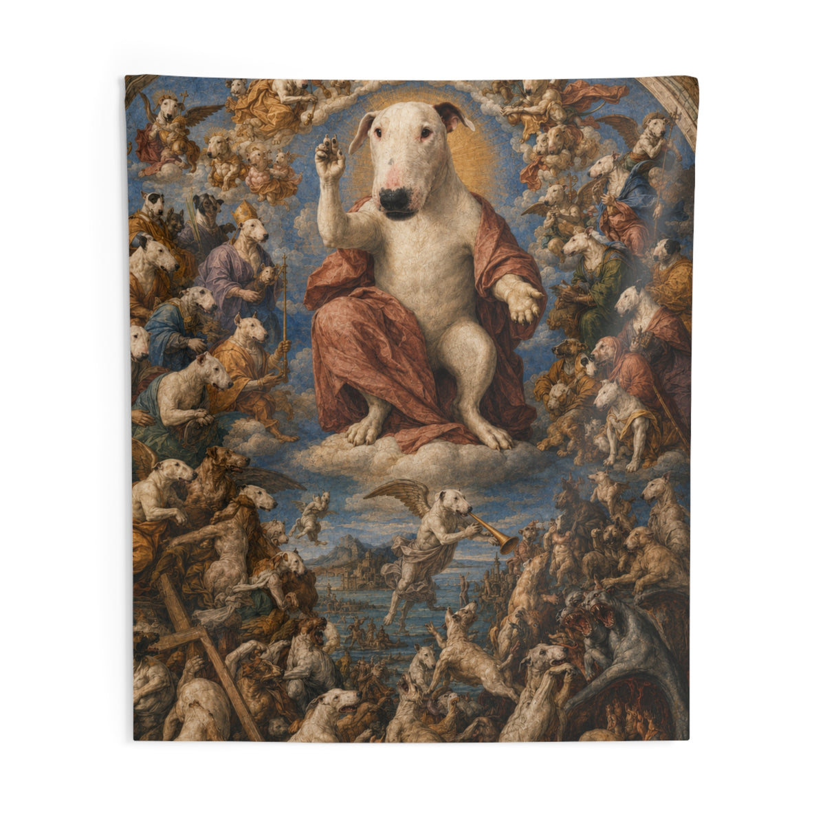 Bull Terrier The Last Judgement — after Michelangelo, 1541 | Tapestry