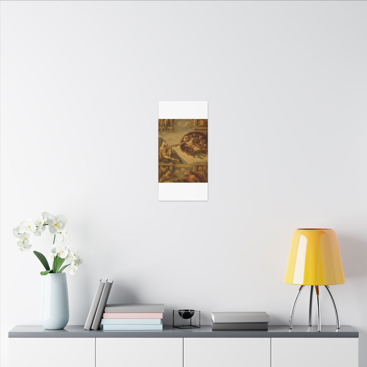 Bull Terrier The Creation of Adam — after Michelangelo, 1512 | Canvas