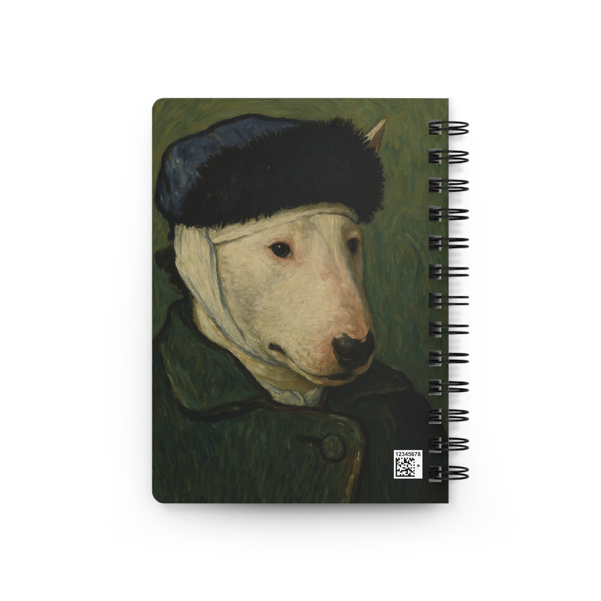 Bull Terrier Self-Portrait with Bandaged Ear — after Vincent van Gogh, 1889 | Journal