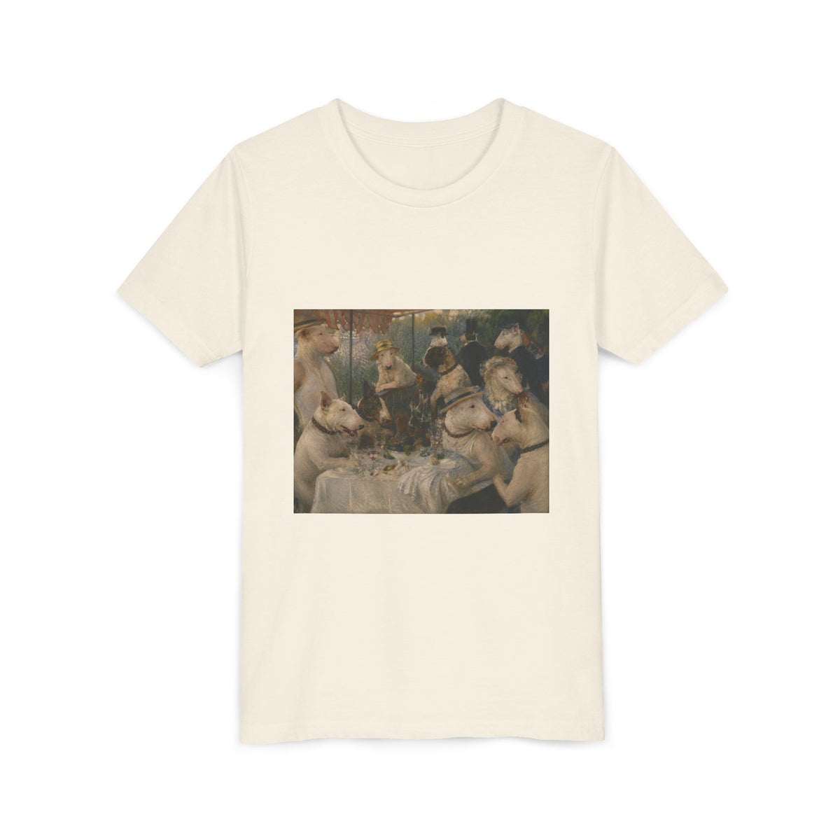 Bull Terrier Luncheon of the Boating Party — after Pierre-Auguste Renoir, 1881 | Youth Tee