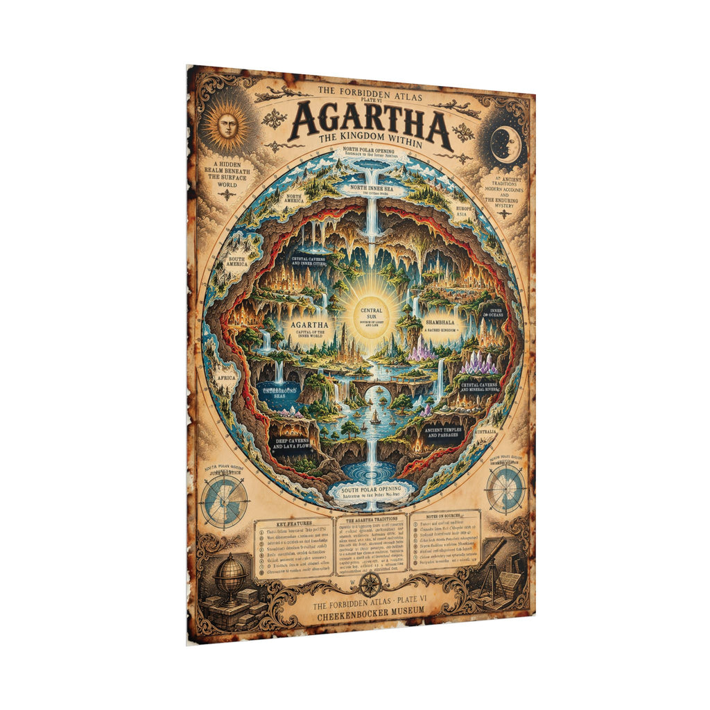 Agartha, The Forbidden Atlas Plate VI | Poster
