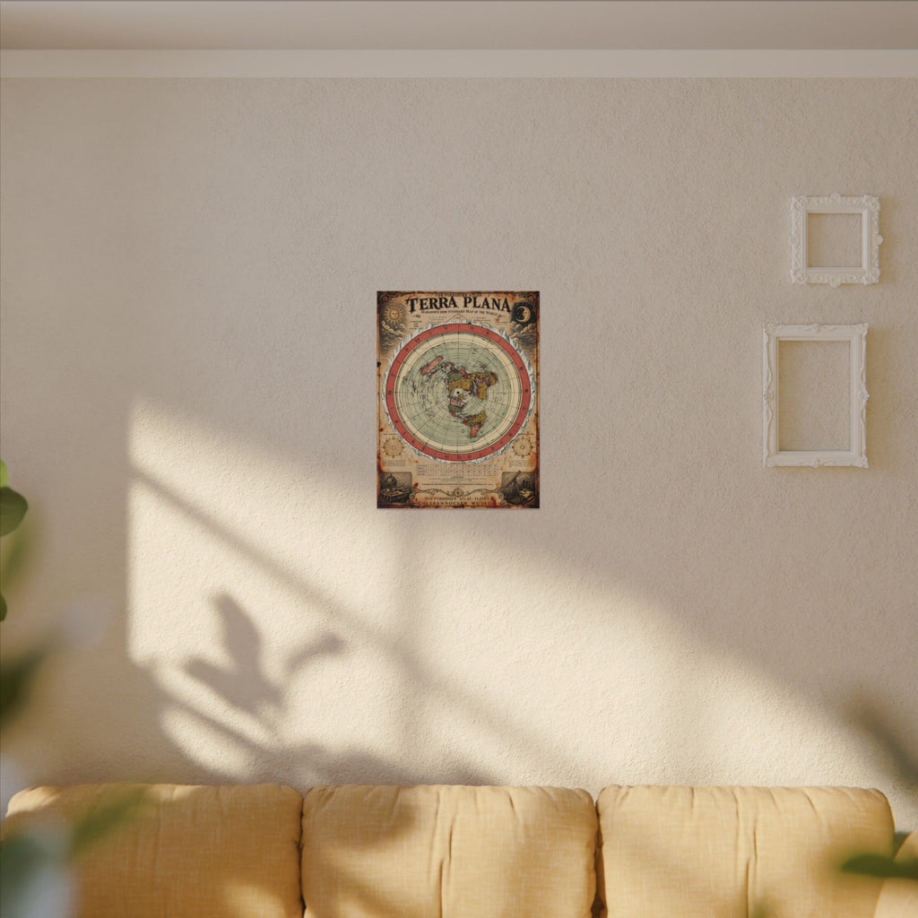 Terra Plana, The Forbidden Atlas Plate I | Canvas