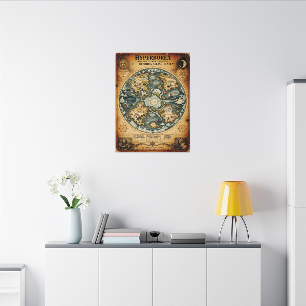Hyperborea, The Forbidden Atlas Plate V | Canvas