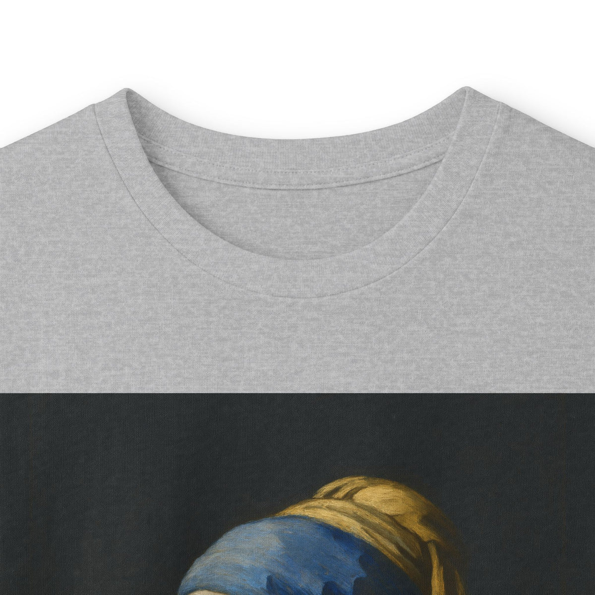 Bull Terrier Girl With A Pearl Earring — after Johannes Vermeer, c.1665 | Long Sleeve