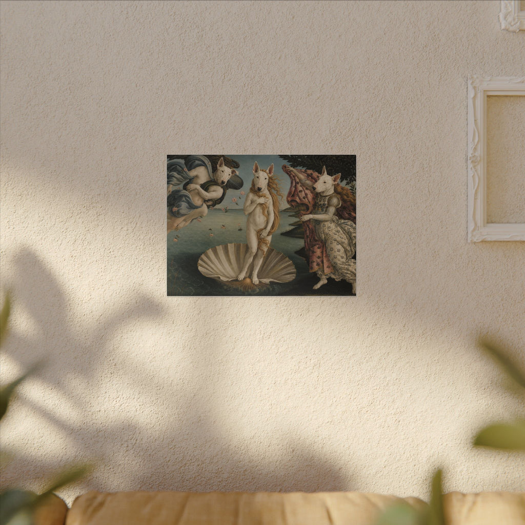 Bull Terrier The Birth of Venus — after Sandro Botticelli, c.1485 | Canvas