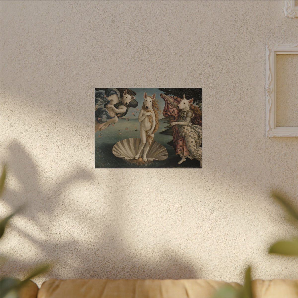 Bull Terrier The Birth of Venus — after Sandro Botticelli, c.1485 | Canvas