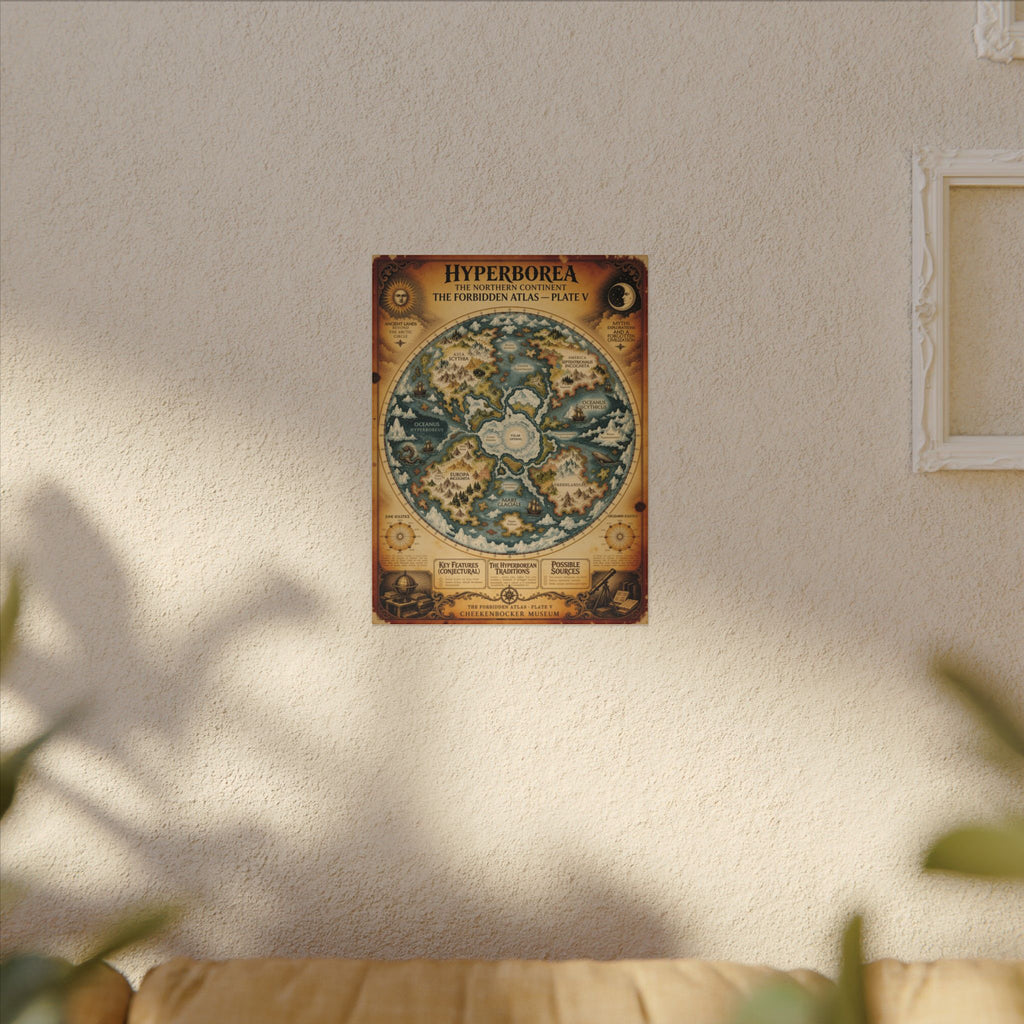 Hyperborea, The Forbidden Atlas Plate V | Canvas