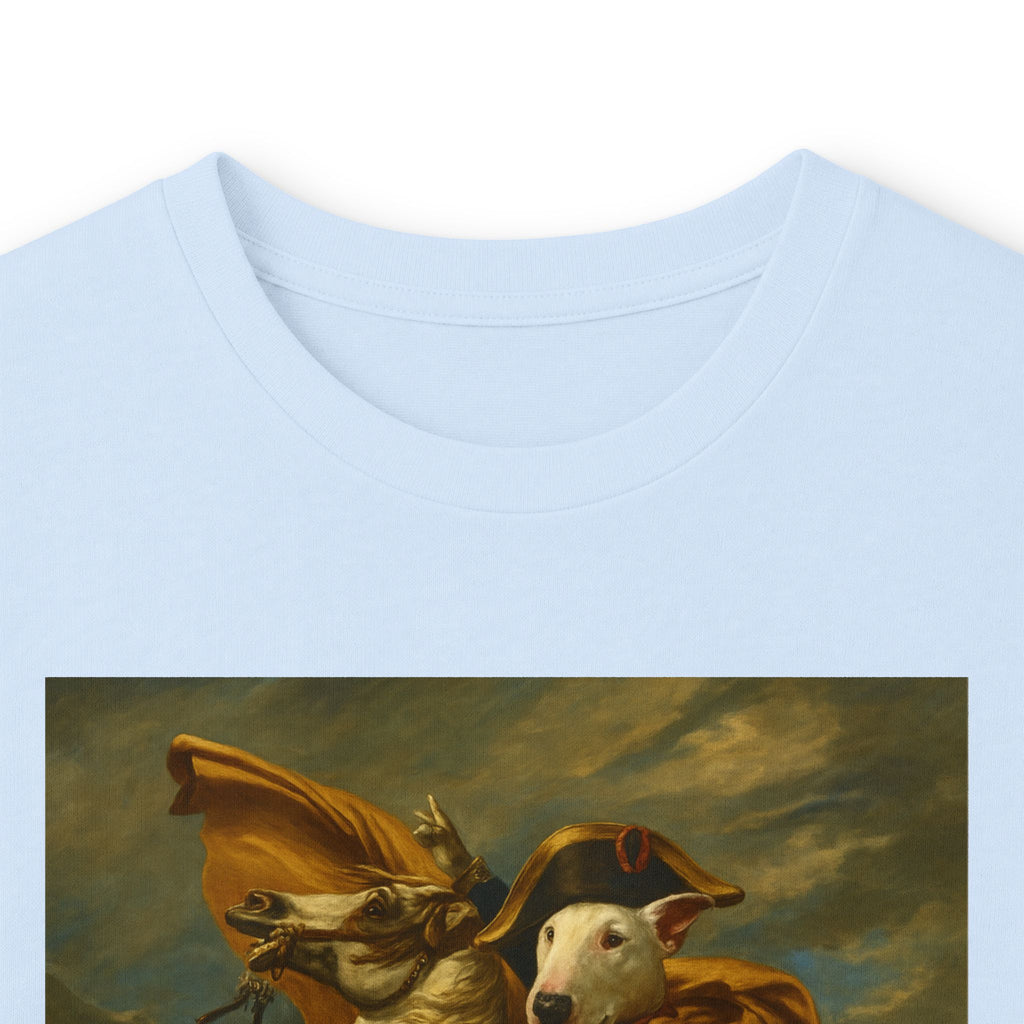 Bull Terrier Napoleon — after Jacques-Louis David, 1801 | Long Sleeve