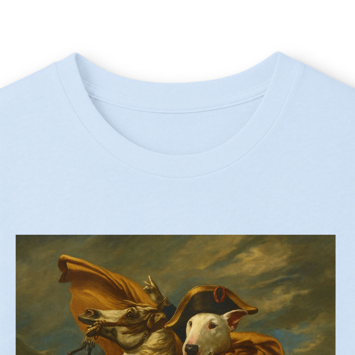 Bull Terrier Napoleon — after Jacques-Louis David, 1801 | Long Sleeve
