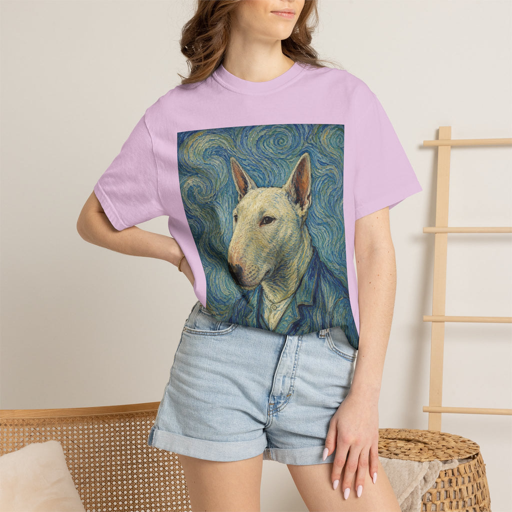 Bull Terrier Self-Portrait — after Vincent van Gogh, 1889 | Garment-Dyed Tee