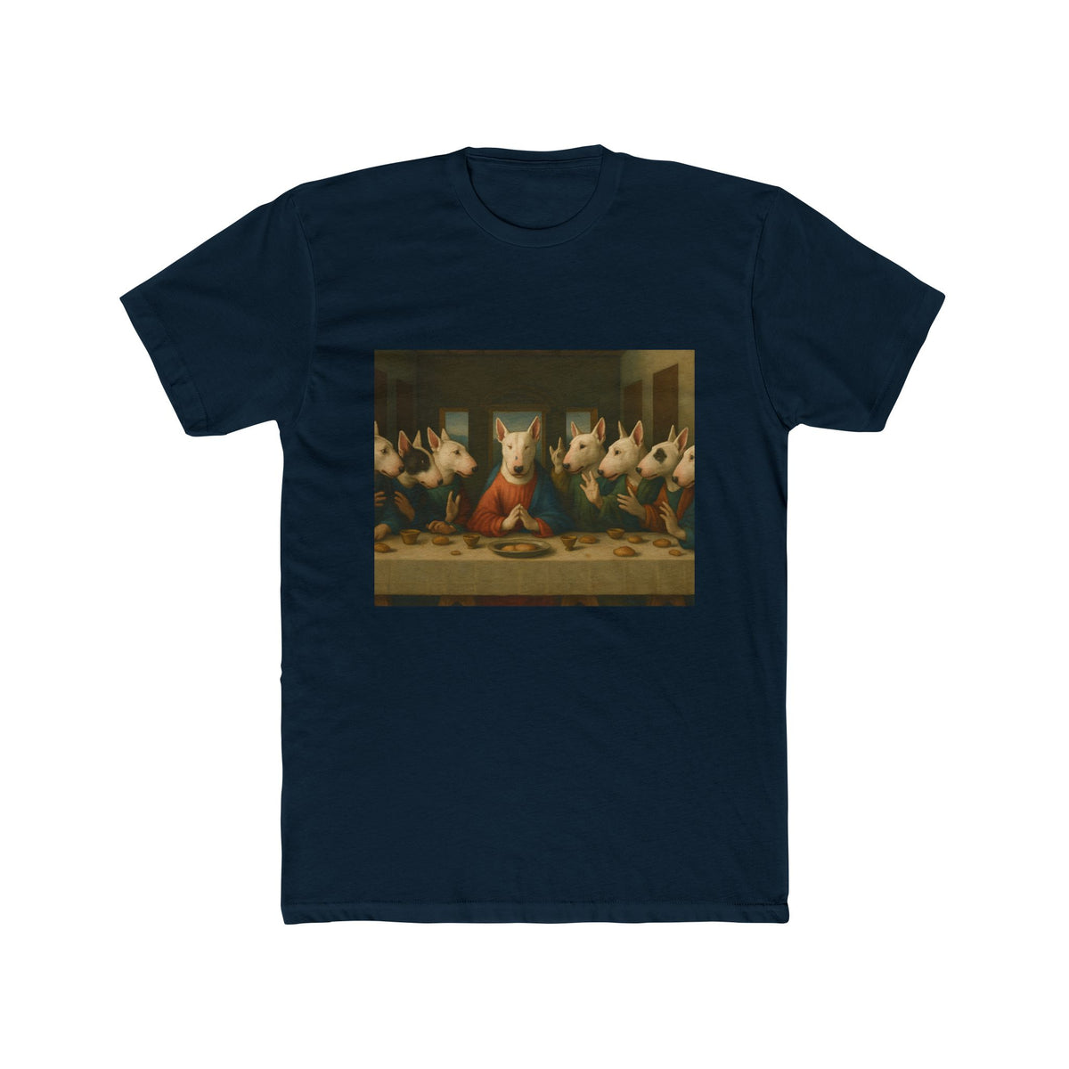 Bull Terrier The Last Supper — after Leonardo da Vinci, 1498 | Tee
