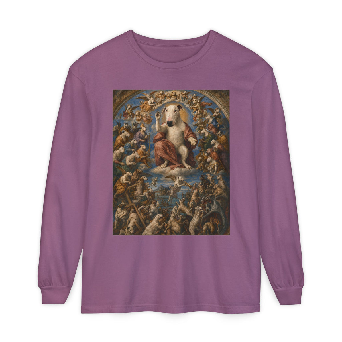 Bull Terrier The Last Judgement — after Michelangelo, 1541 | Long Sleeve