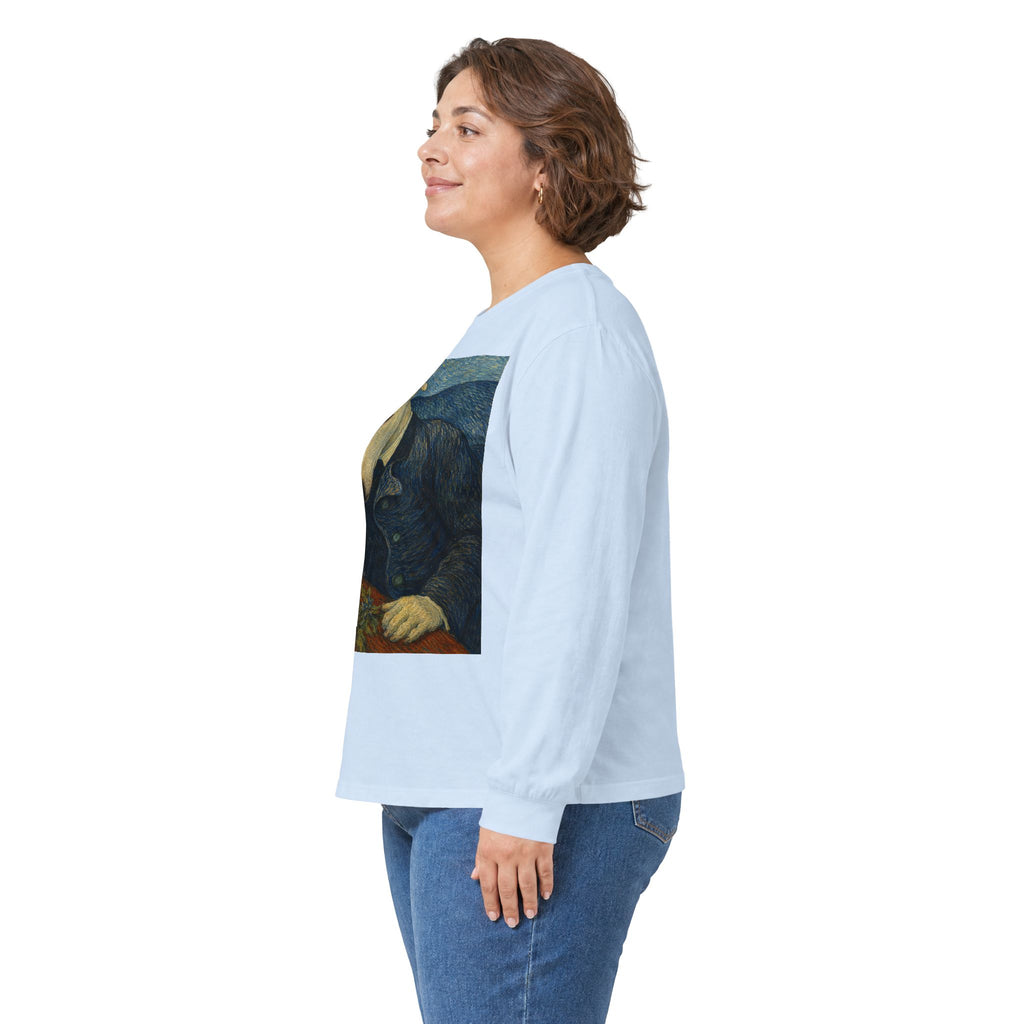 Bull Terrier Portrait Of Doctor Gachet — after Vincent van Gogh, 1890 | Long Sleeve