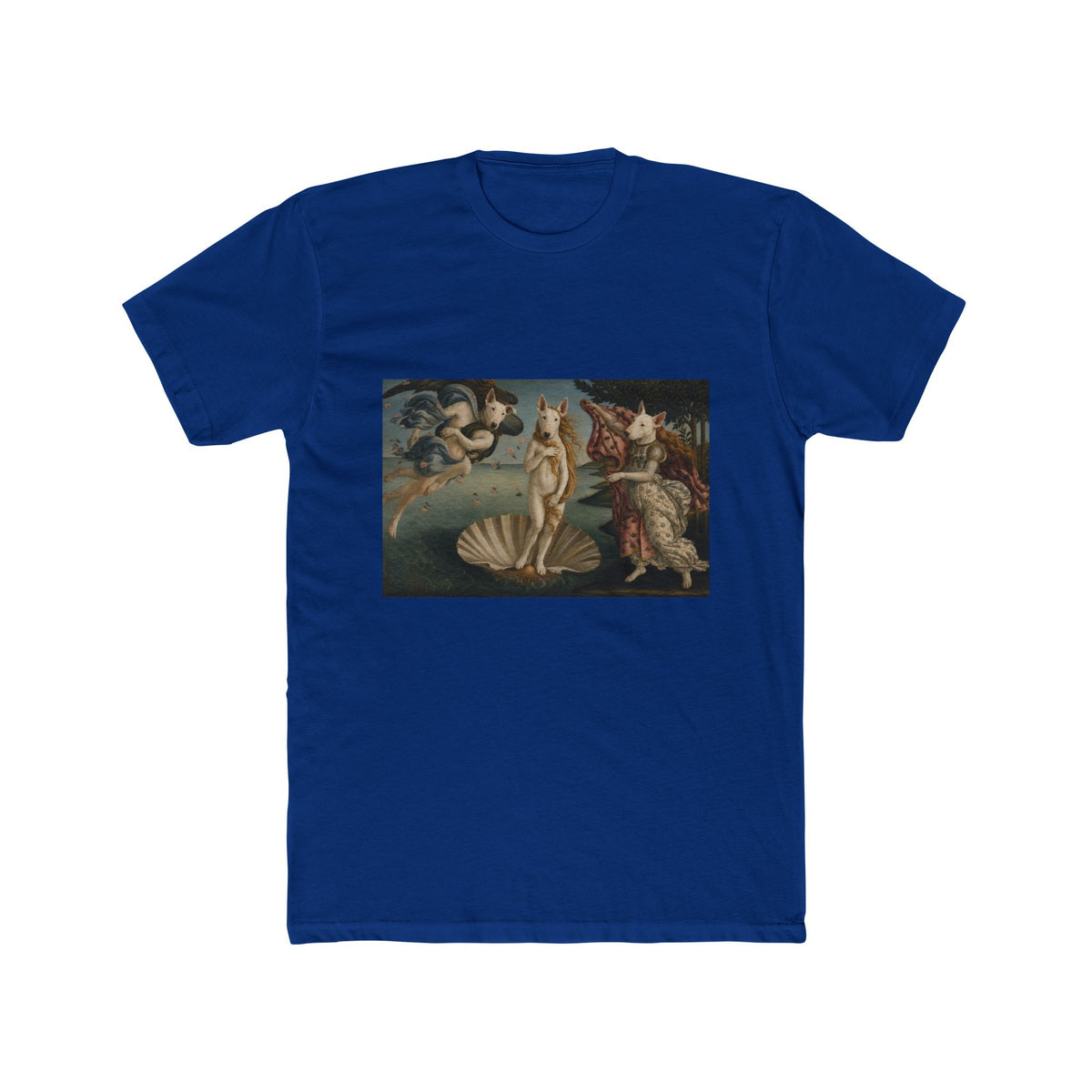 Bull Terrier The Birth of Venus — after Sandro Botticelli, c.1485 | Tee